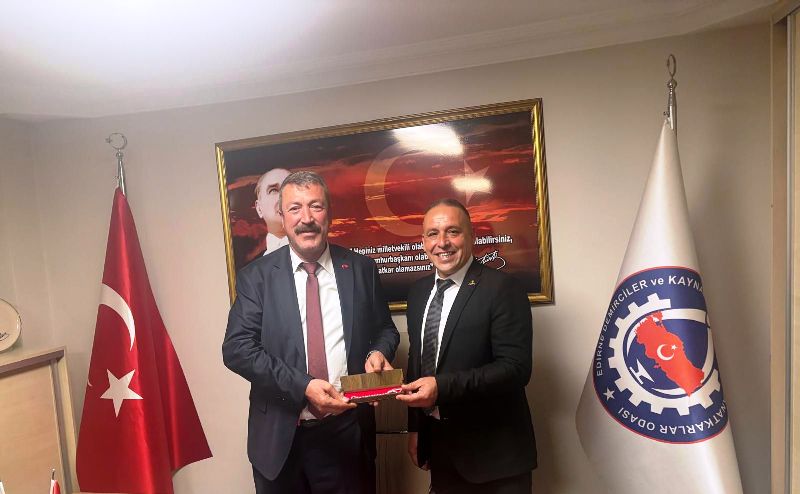 federayon-baskanindan-ziyaret2 Federasyon Başkanı Yıdırım'dan Başkan Öz'e Anlamlı Ziyaret..