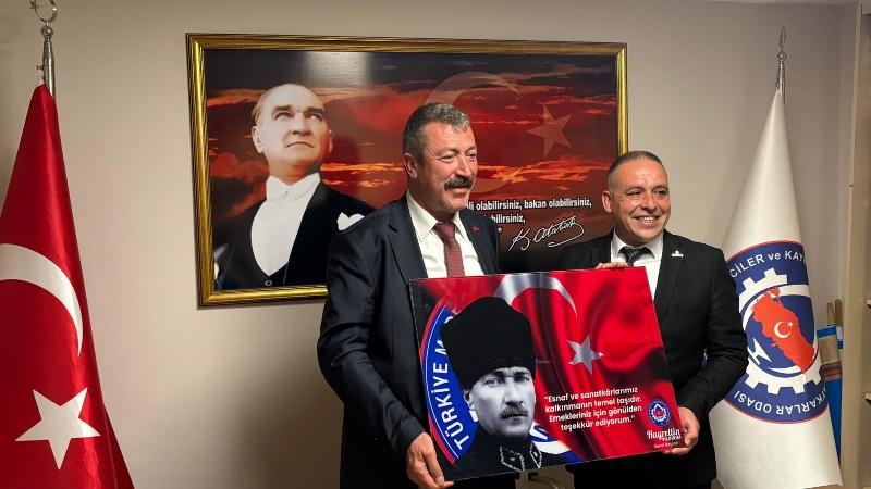 federayon-baskanindan-ziyaret7 Federasyon Başkanı Yıdırım'dan Başkan Öz'e Anlamlı Ziyaret..