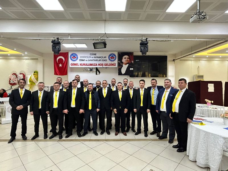 olagan-genel-kurul24 EDİRNE DEMİRCİLER ODASI OLAĞAN GENEL KURULU GERÇEKLEŞTİ